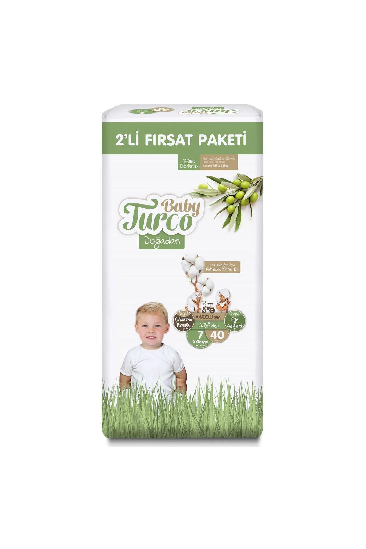 Fırsat Paketi Bebek Bezi 7 Numara Xxlarge 40 Adet