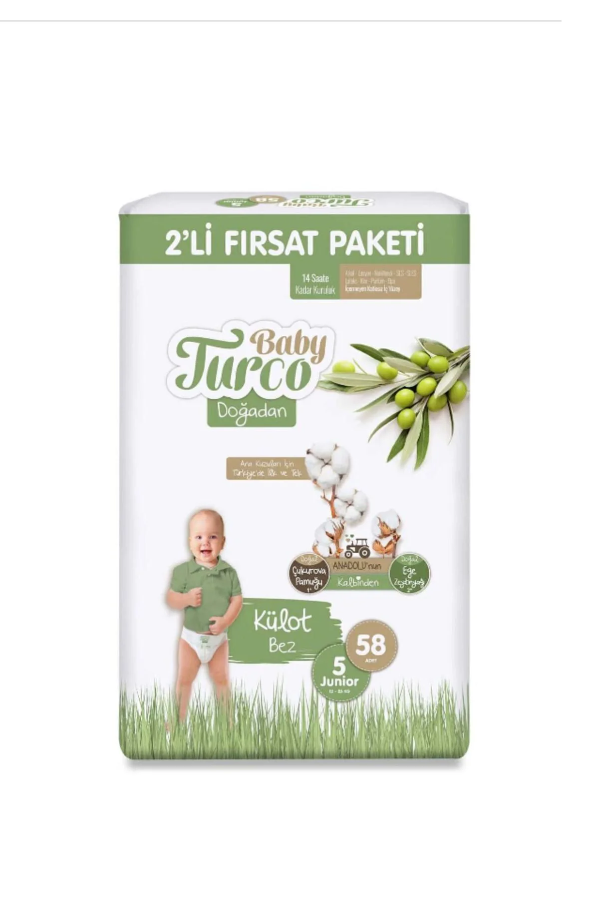 Fırsat Paketi Külot Bez 5 Numara Junior 58 Adet