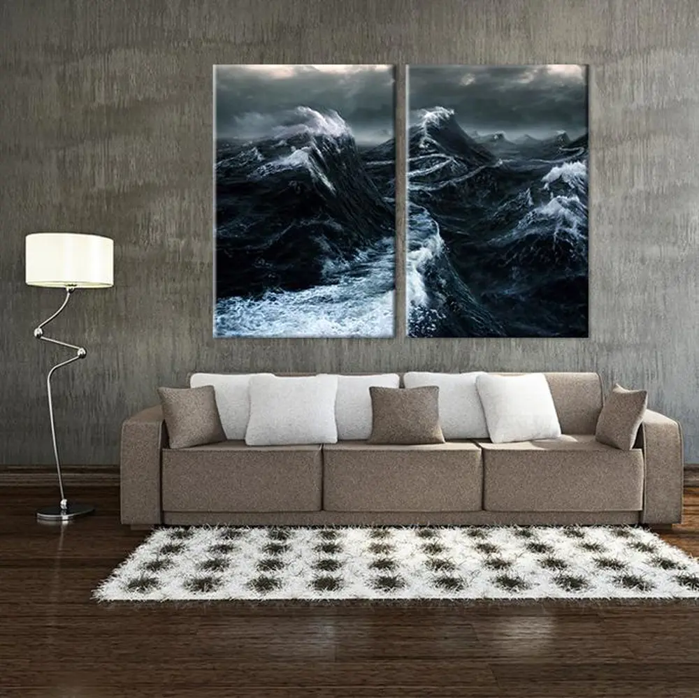 Fırtına Kanvas Tablo