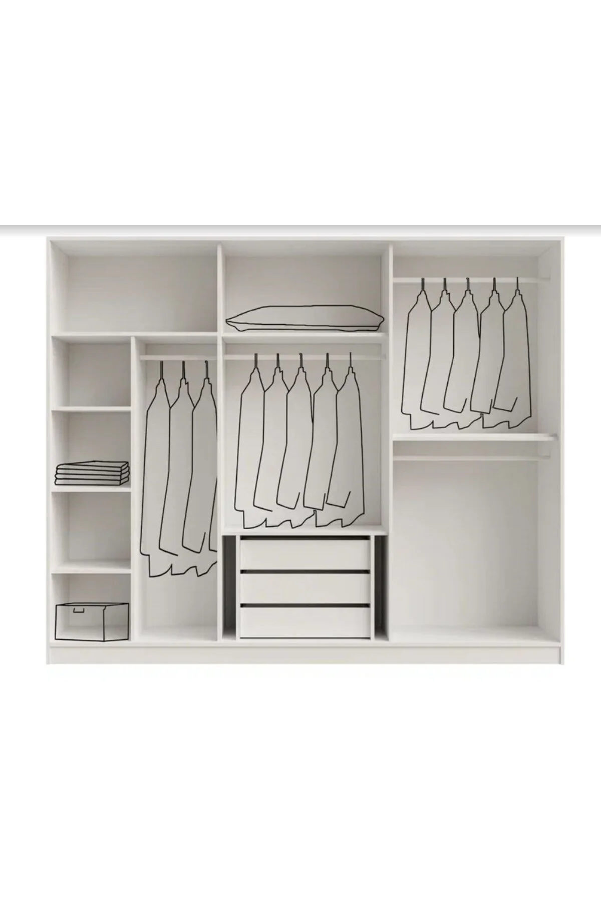 FİRUZE MDF 6 KAPILI DOLAP FİRUZE MDF 6 KAPILI DOLAP