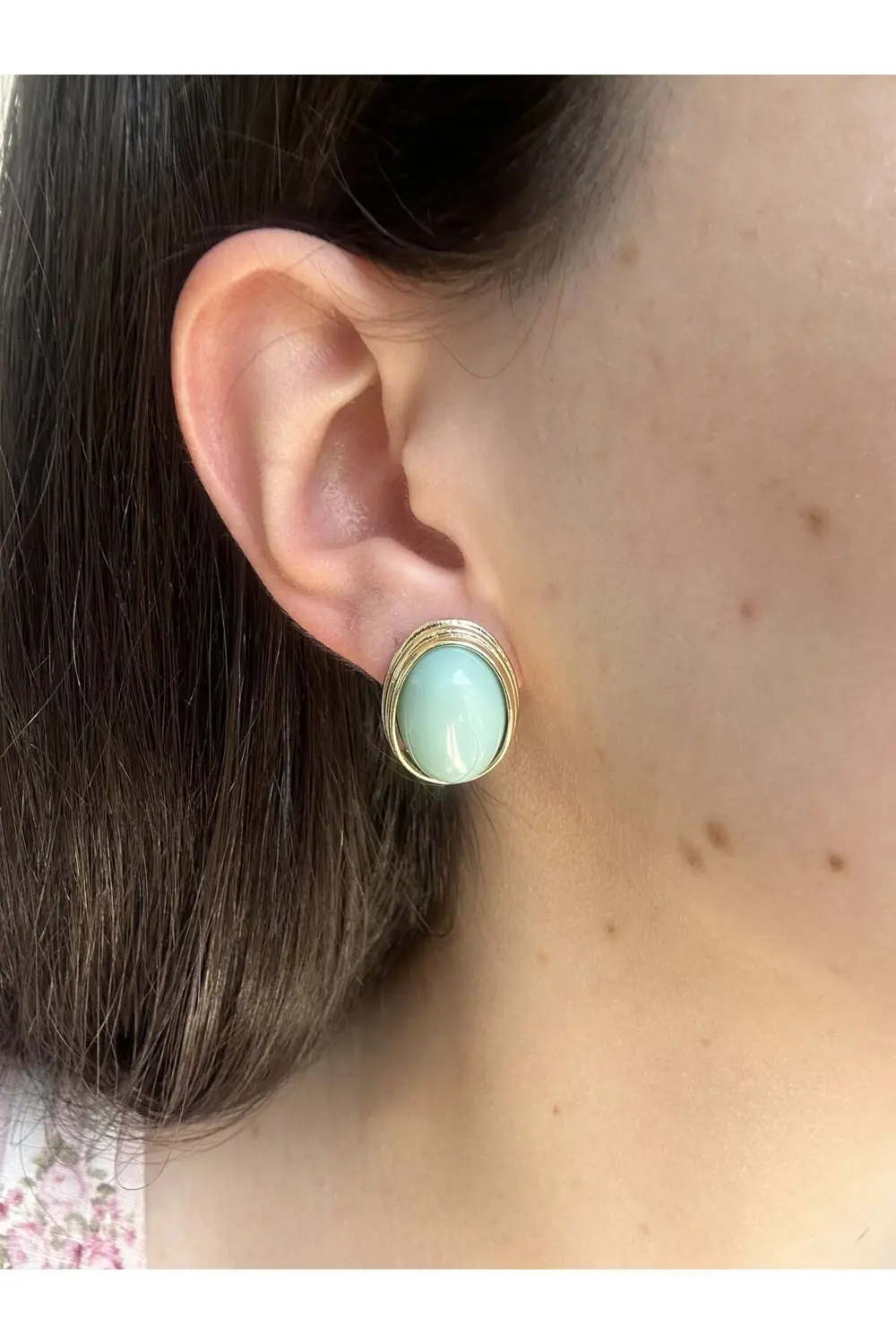 Atelier Emine Firuze Taşlı Küpe