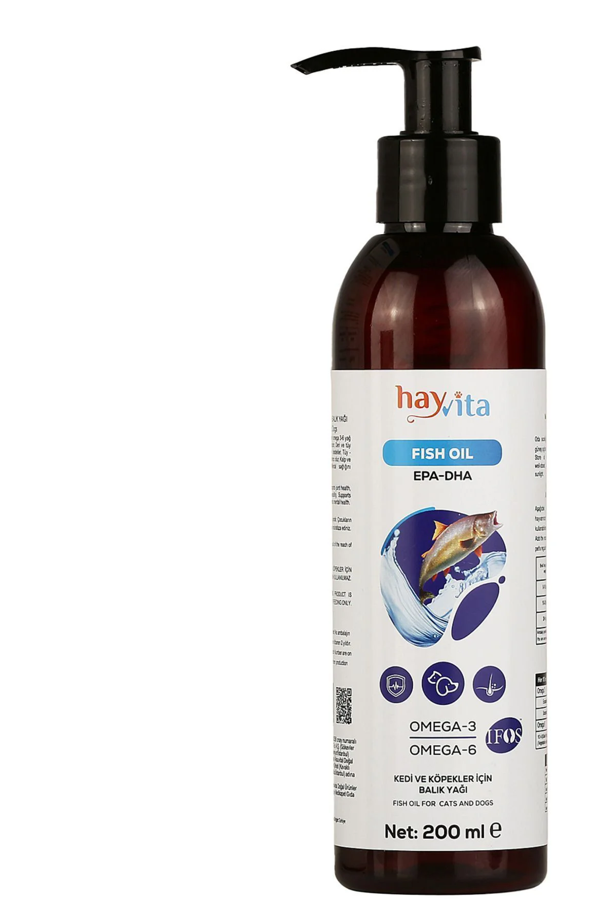 Fish Oil Epa - Dha 200ml - Kedi Ve Köpekler Için Balık Yağı, Omeg