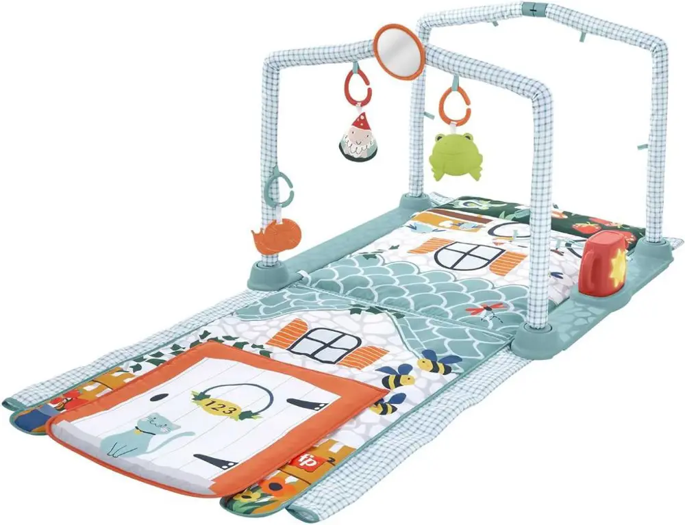Fisher Price 3'ü 1 Arada Sevimli Kulübe Jimnastik Merkezi HJK45