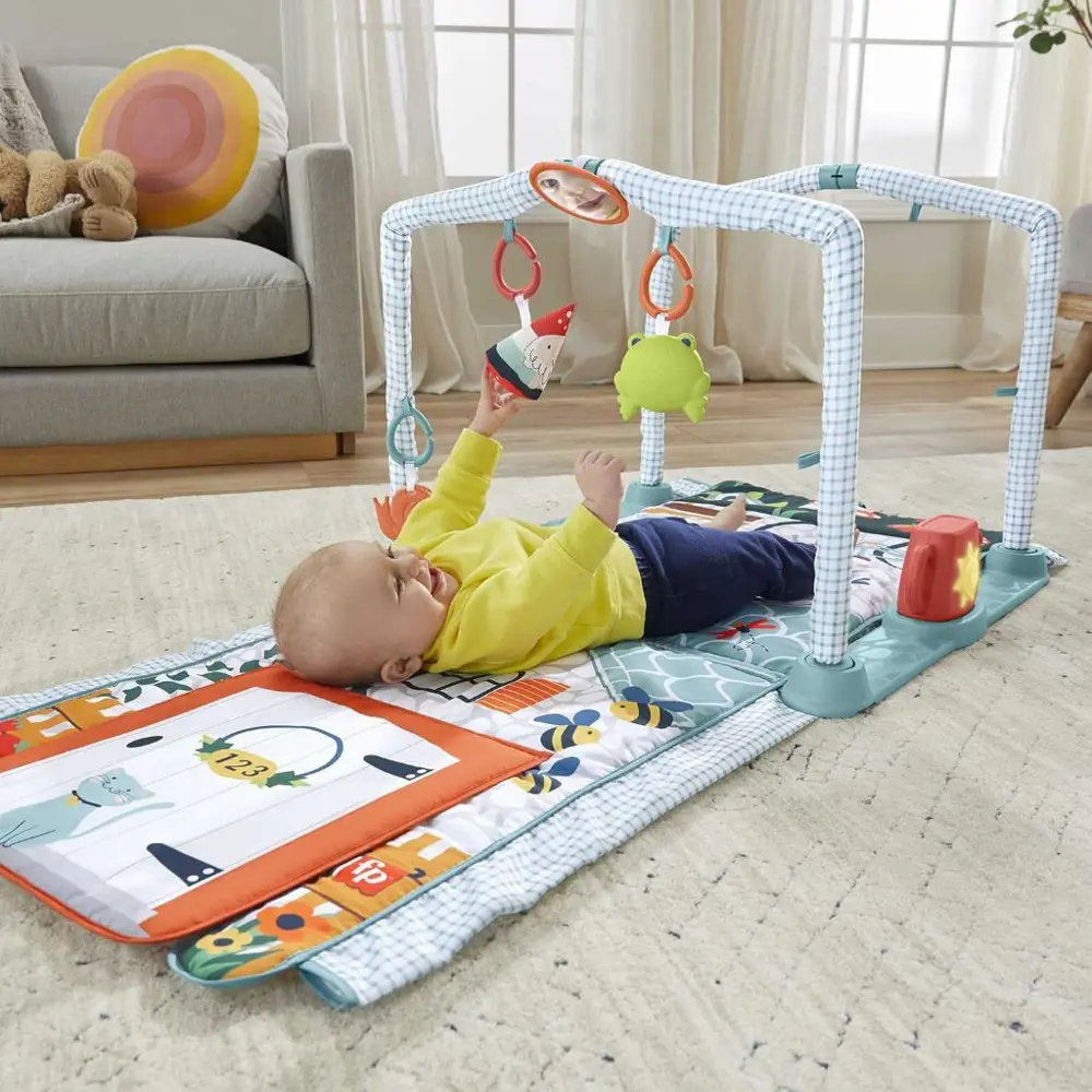 Fisher Price 3'ü 1 Arada Sevimli Kulübe Jimnastik Merkezi HJK45