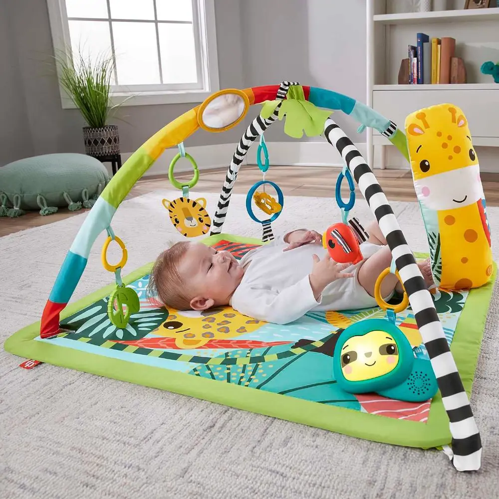 Fisher Price 3'ü 1 arada Yağmur Ormanı Jimnastik Merkezi HJW08