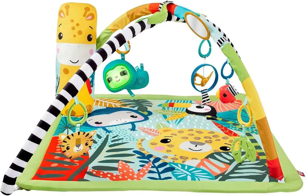 Fisher Price 3'ü 1 arada Yağmur Ormanı Jimnastik Merkezi HJW08
