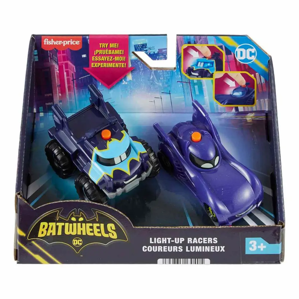 Fisher Price Batwheels Işıklı Yarışçılar Bam & Buff 2’li Paket HM