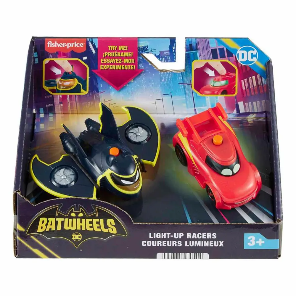 Fisher Price Batwheels Işıklı Yarışçılar Redbird & Batwing 2’li P