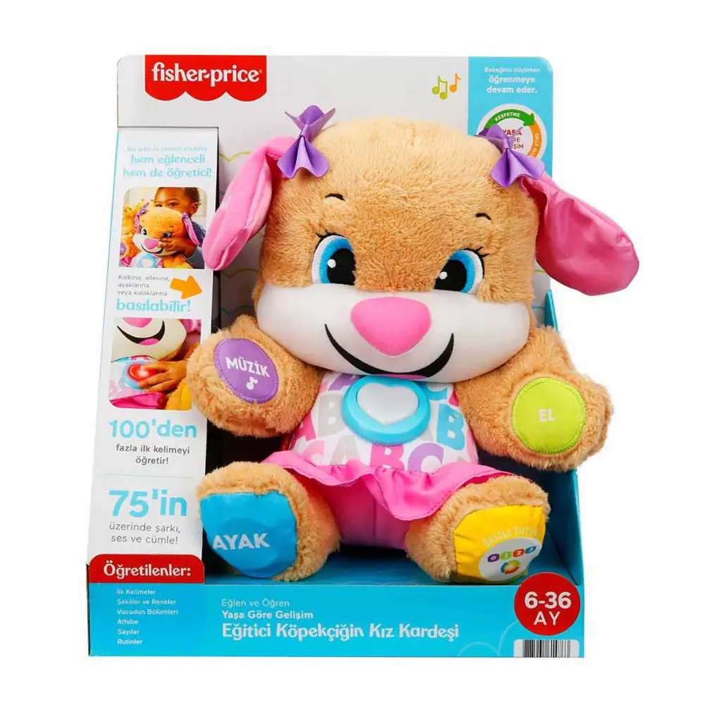 Fisher Price Eğitici Köpekçiğin Kız Kardeşi Türkçe FPP83 Fisher Price Eğitici Köpekçiğin Kız Kardeşi Türkçe FPP83