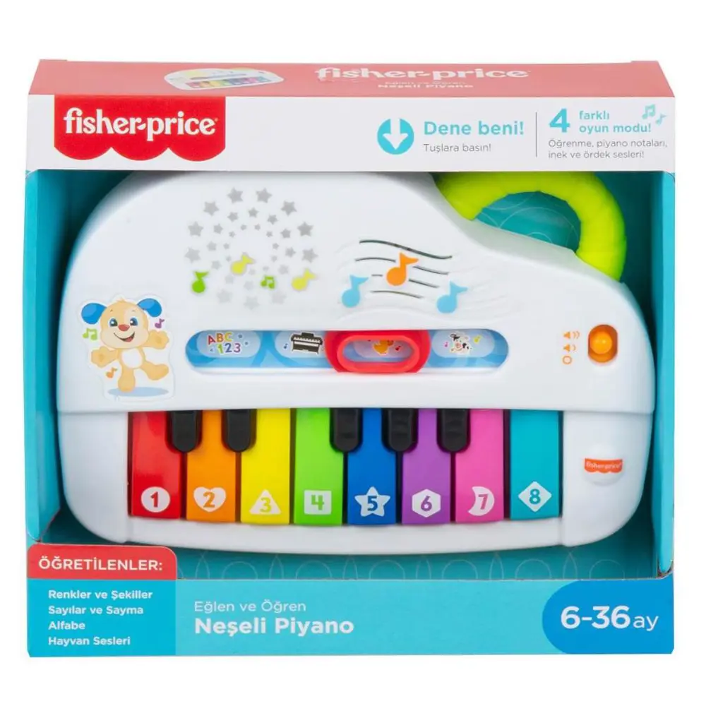 Fisher Price Eğlen & Öğren Işıklı ve Eğlenceli Oyuncak Piyano Tür Fisher Price Eğlen & Öğren Işıklı ve Eğlenceli Oyuncak Piyano Tür