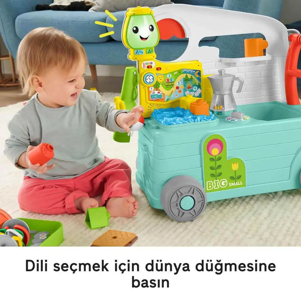 Fisher Price Eğlen ve Öğren 3'ü 1 Arada Karavan HCK81 Fisher Price Eğlen ve Öğren 3'ü 1 Arada Karavan HCK81