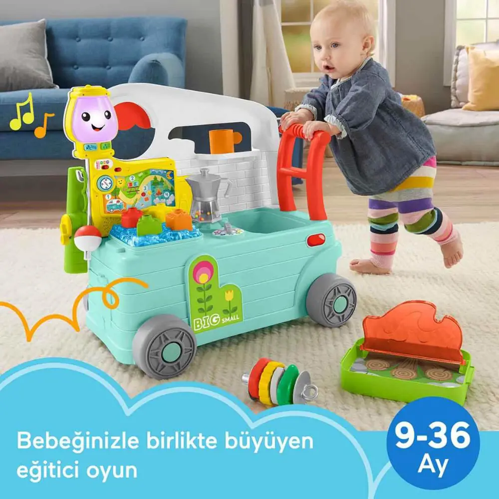 Fisher Price Eğlen ve Öğren 3'ü 1 Arada Karavan HCK81 Fisher Price Eğlen ve Öğren 3'ü 1 Arada Karavan HCK81