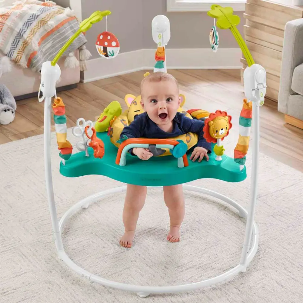 Fisher Price Işıklı Ve Sesli Sevimli Leopar Jumperoo Bebek Aktivi