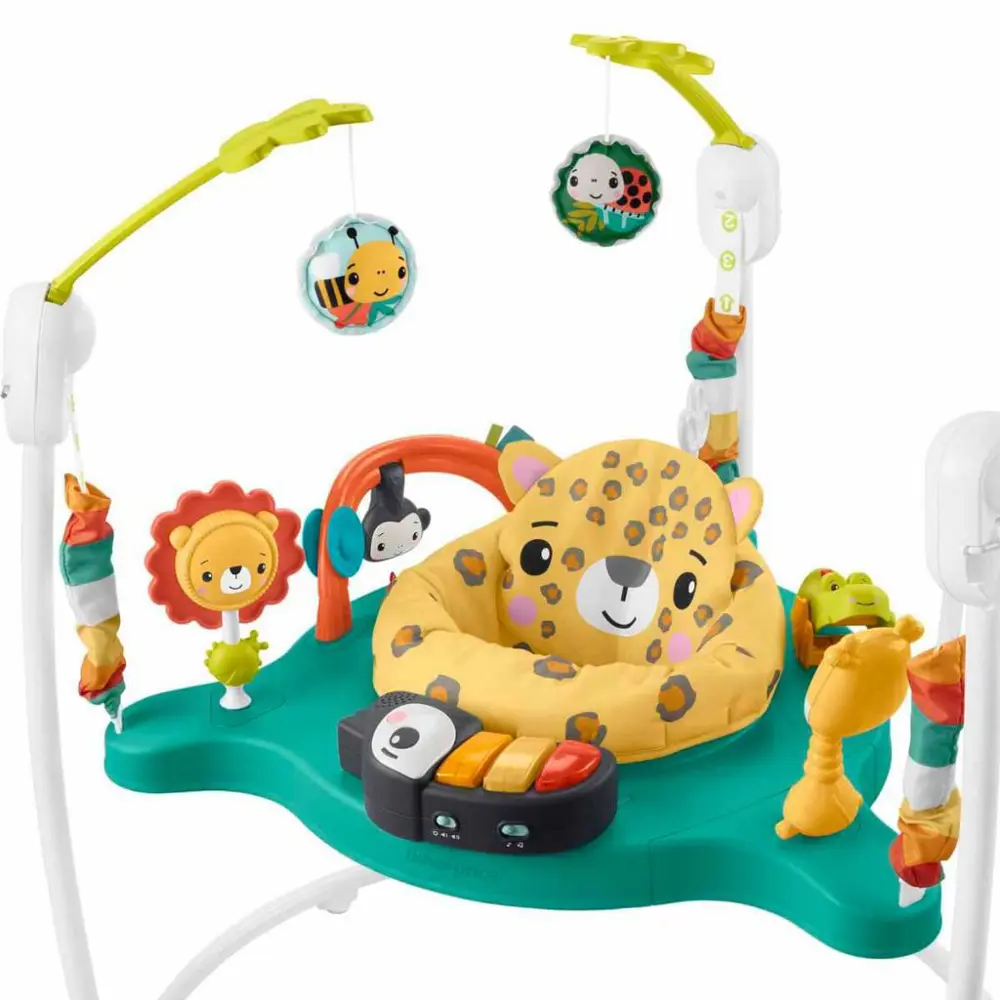 Fisher Price Işıklı Ve Sesli Sevimli Leopar Jumperoo Bebek Aktivi