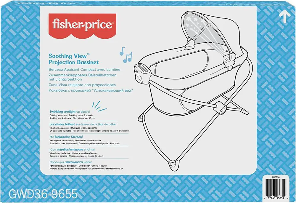 Fisher Price Katlanabilir, Müzikli ve Işıklı Soothing View Projek