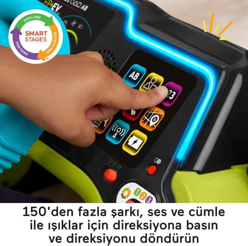 Fisher Price Sesli ve Işıklı Eğlen ve Öğren İlk Arabam HYR91
