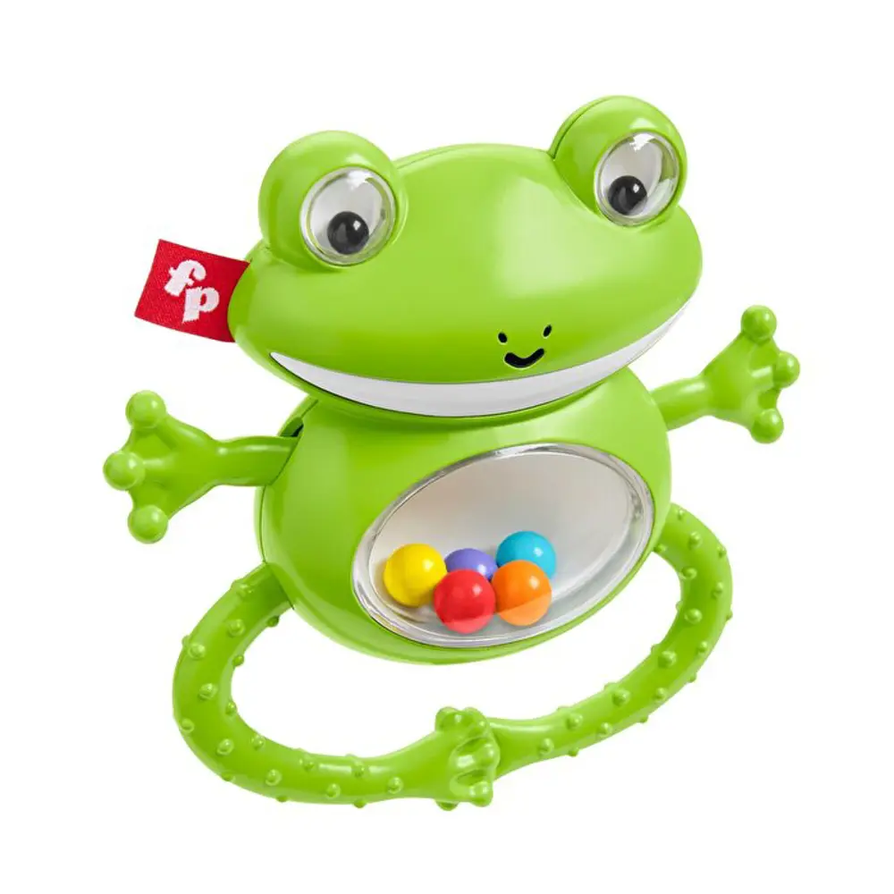 Fisher Price Sevimli Dostlar Dişlik ve Çıngıraklar Kurbağa GGF02-
