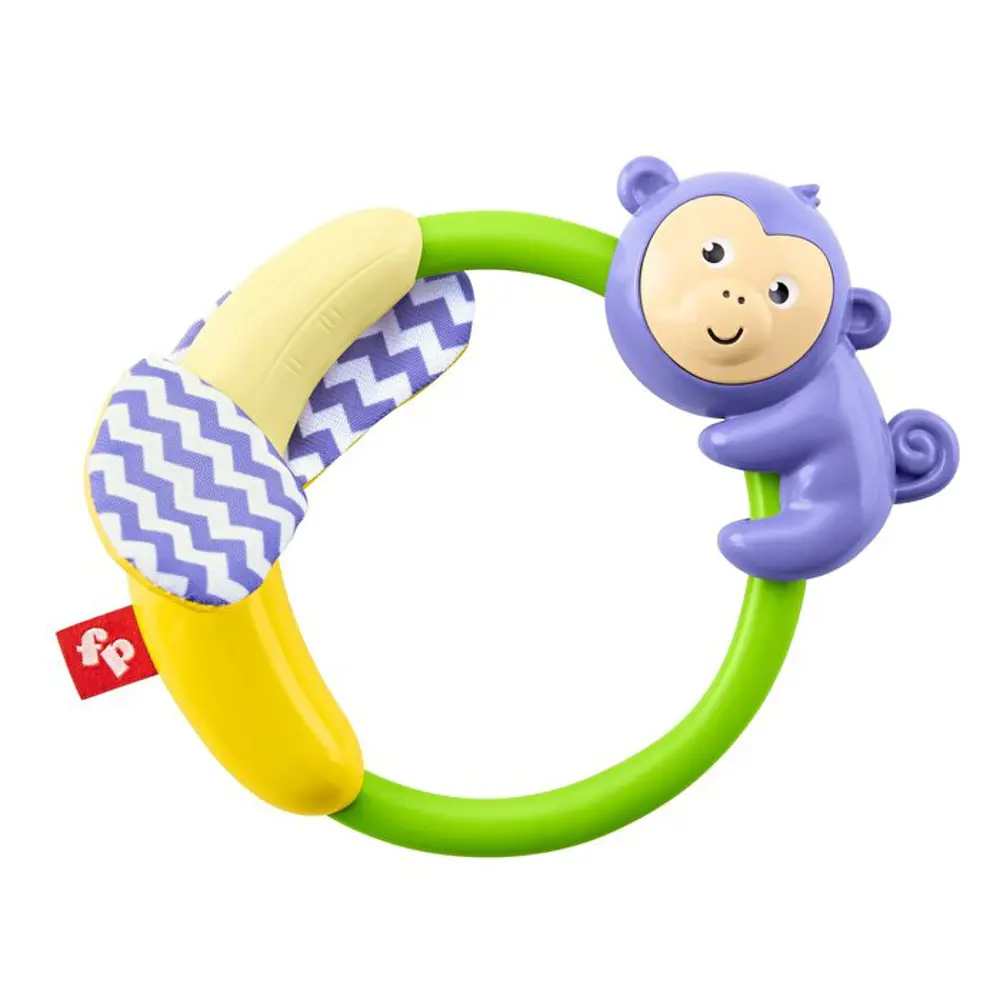 Fisher Price Sevimli Dostlar Dişlik ve Çıngıraklar Maymun GGF02 G