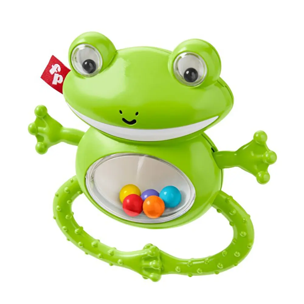 Fisher Price Sevimli Dostlar Dişlik ve Çıngıraklar Kurbağa GGF02-
