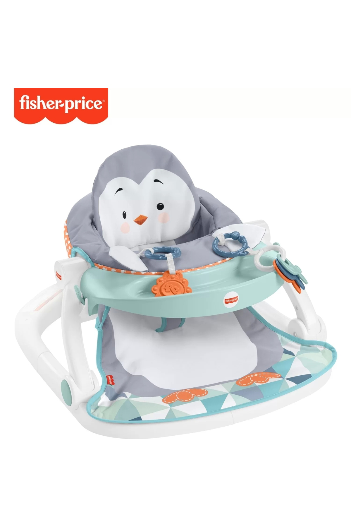Mattel Fisher-Price Tepsili Ana Kucağı - Penguen Adası, Mama Tepsisi Hay
