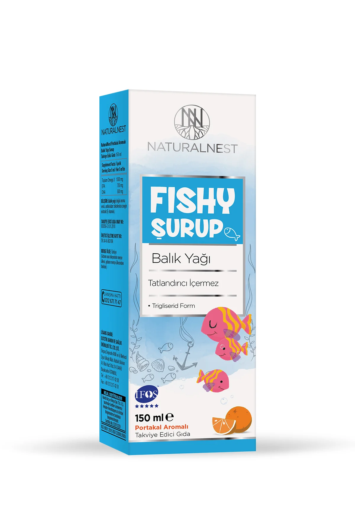 Fishy Balık Yağı Şurup 150 ml- 1500 mg Omega