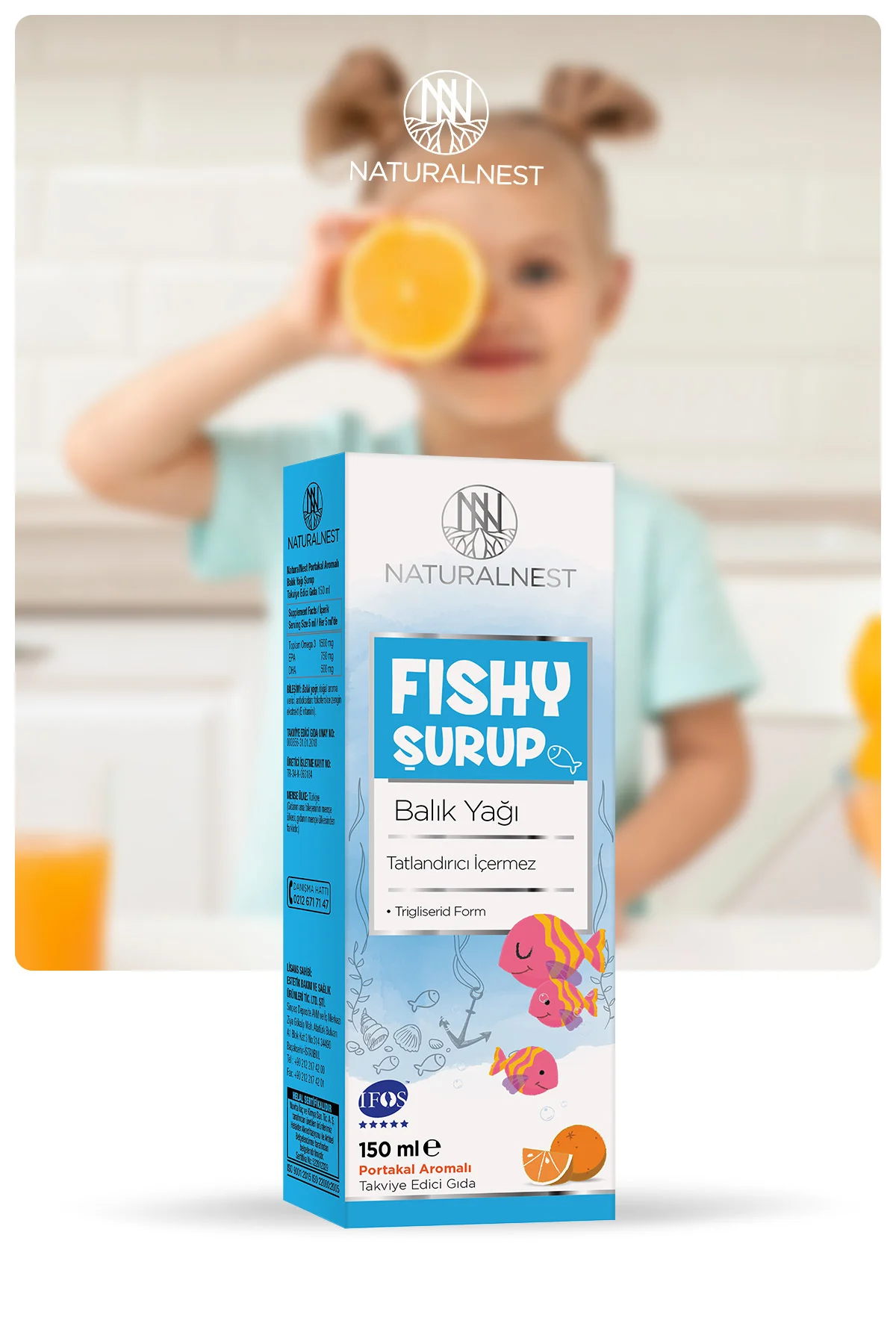 Fishy Balık Yağı Şurup 150 ml- 1500 mg Omega