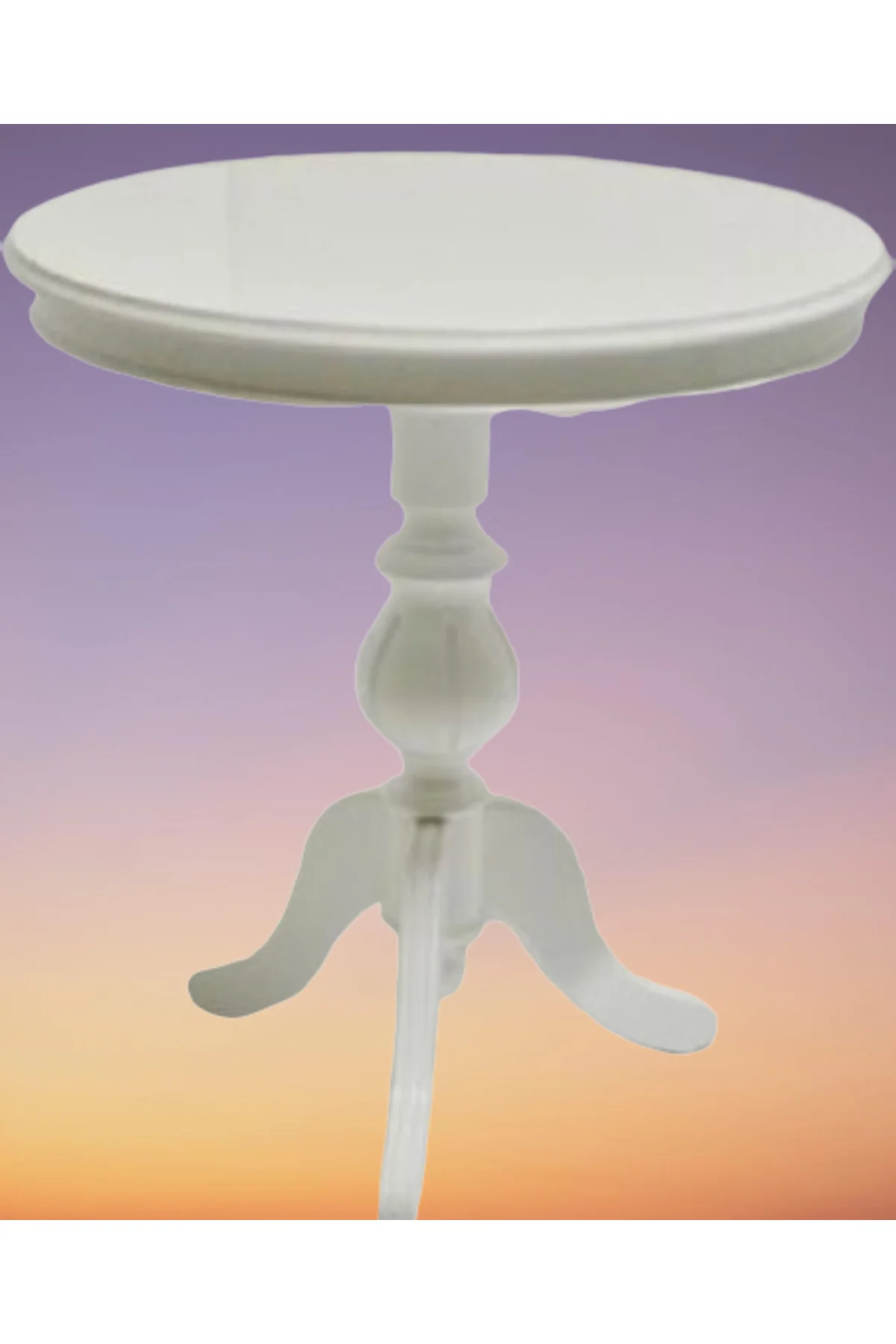 Fiskos 13599 Baba ayak Model Ihlamur ayak MDF tabla Demonte HAM El yapım 13599 - Görsel 4
