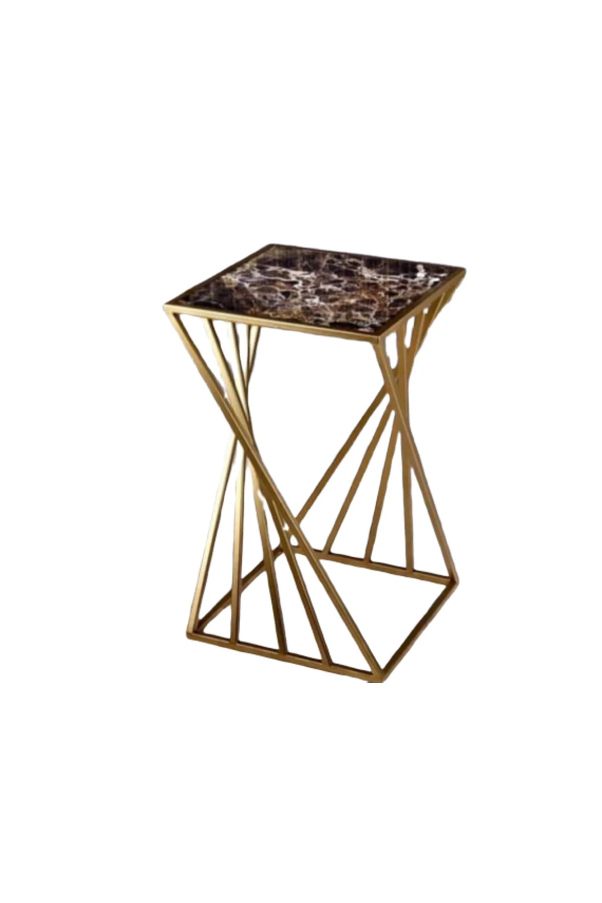 Fiskos 14092 Zlf Burgu Model Metal Gold Renk Kaplama Ayak Temper Cam El Yapım - Görsel 2