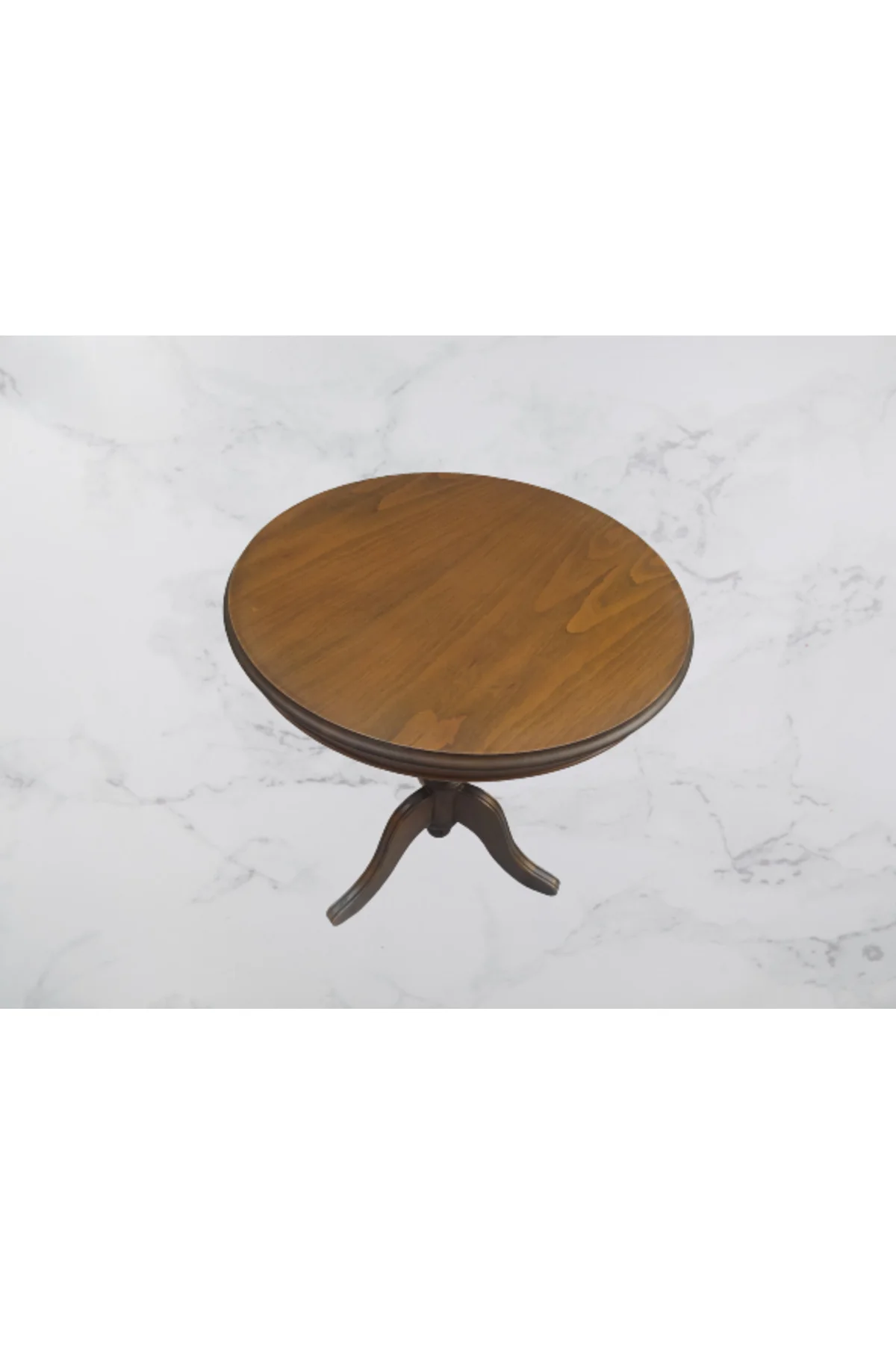 Fiskos 17385 Baba ayak Model Parlak Kayın Arslan ayak MDF tabla Ceviz El Yapım - Görsel 5