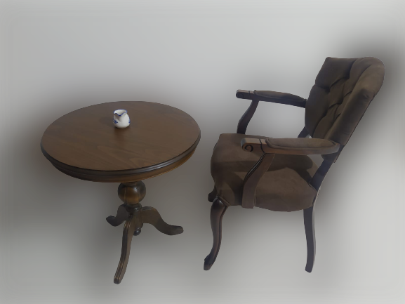 Fiskos-Berjer 18200 Sandalye Kelebek Parlk Ceviz Babyfac Kapiton 