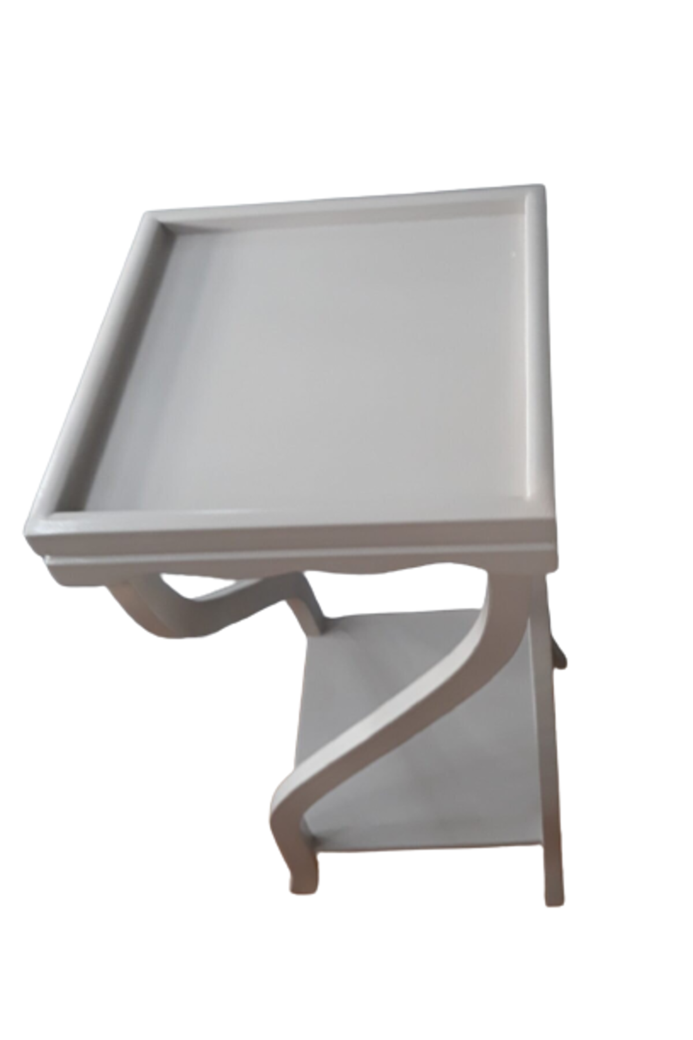 Fiskos Çiçeklik17645 4Ayak kare spiral Model MDF Parlak Ahşap aya