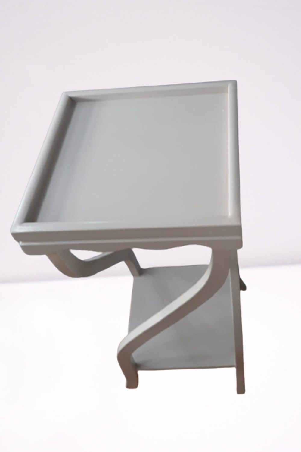 Fiskos Çiçeklik17645 4Ayak kare spiral Model MDF Parlak Ahşap aya