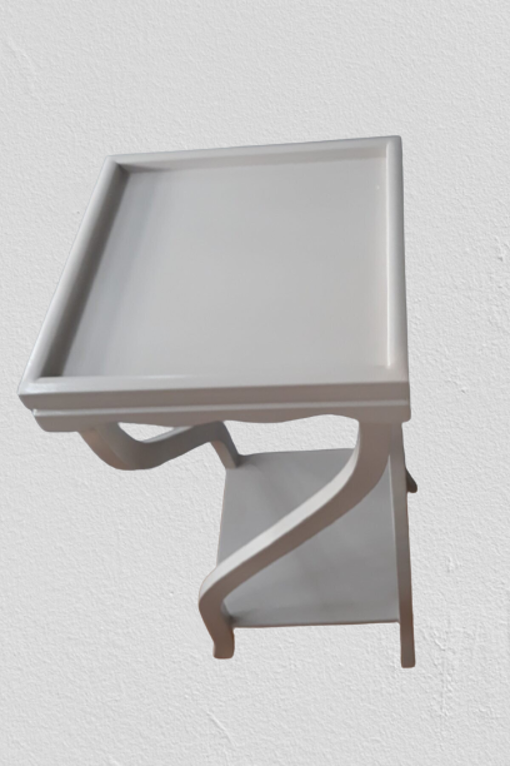 Fiskos Çiçeklik17645 4Ayak kare spiral Model MDF Parlak Ahşap aya