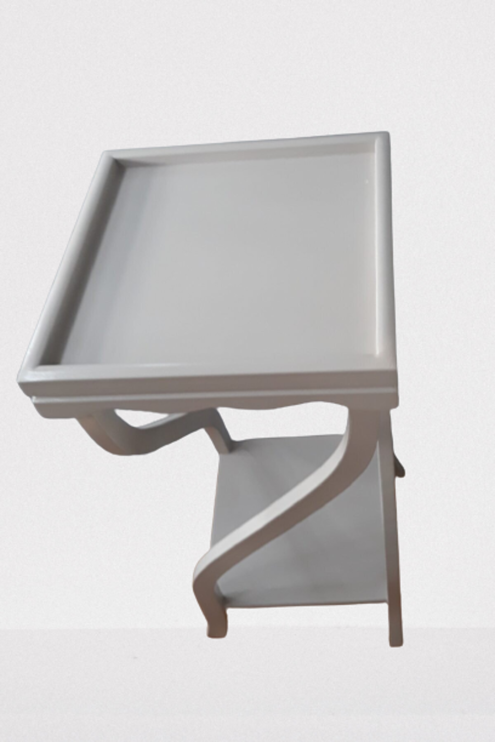 Fiskos Çiçeklik17645 4Ayak kare spiral Model MDF Parlak Ahşap aya