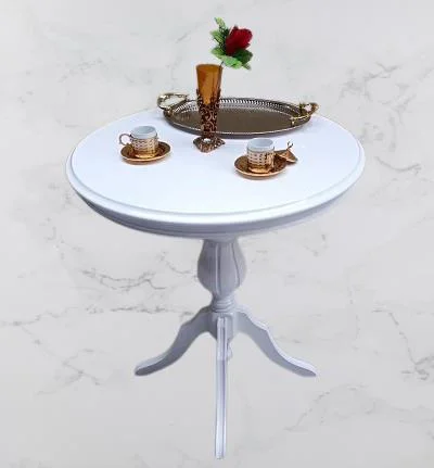 Fiskos Sehpa EKO 90504 Baba 4Ayak 65 CM Hareketli MDF Tabla Parlak Beyaz El Yapım Fiyatı, Yorumları ve Özellikleri
