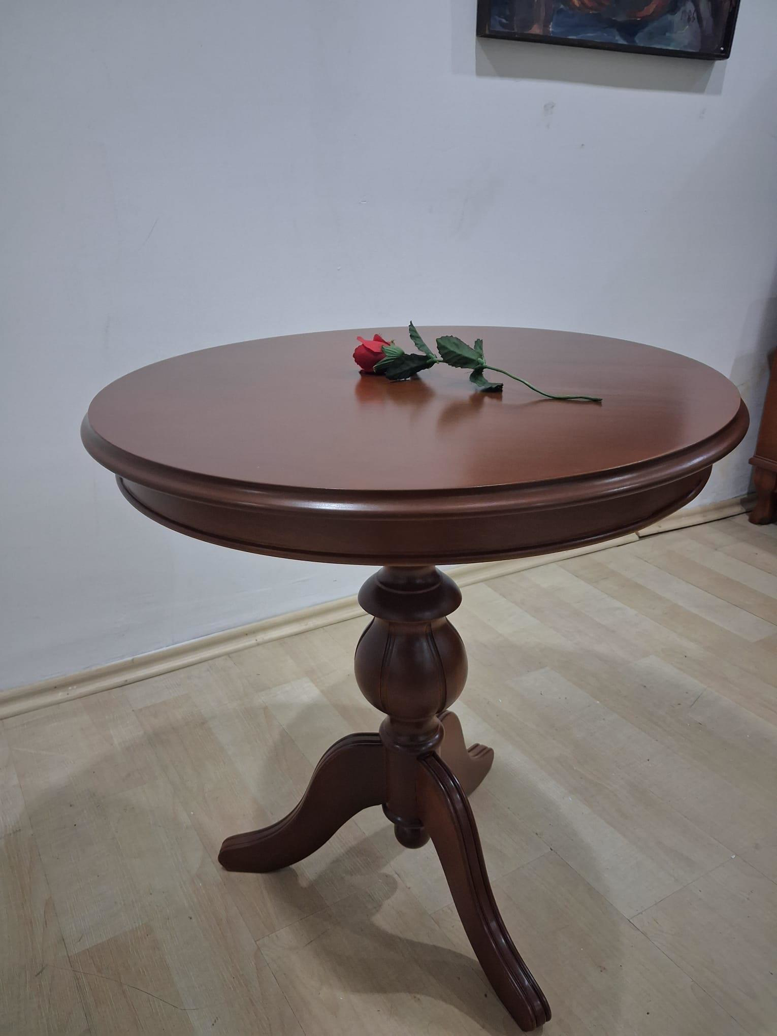 Fiskos st 17384 Baba Kayın Arslan ayak MDF tabla Parlak Ceviz ren