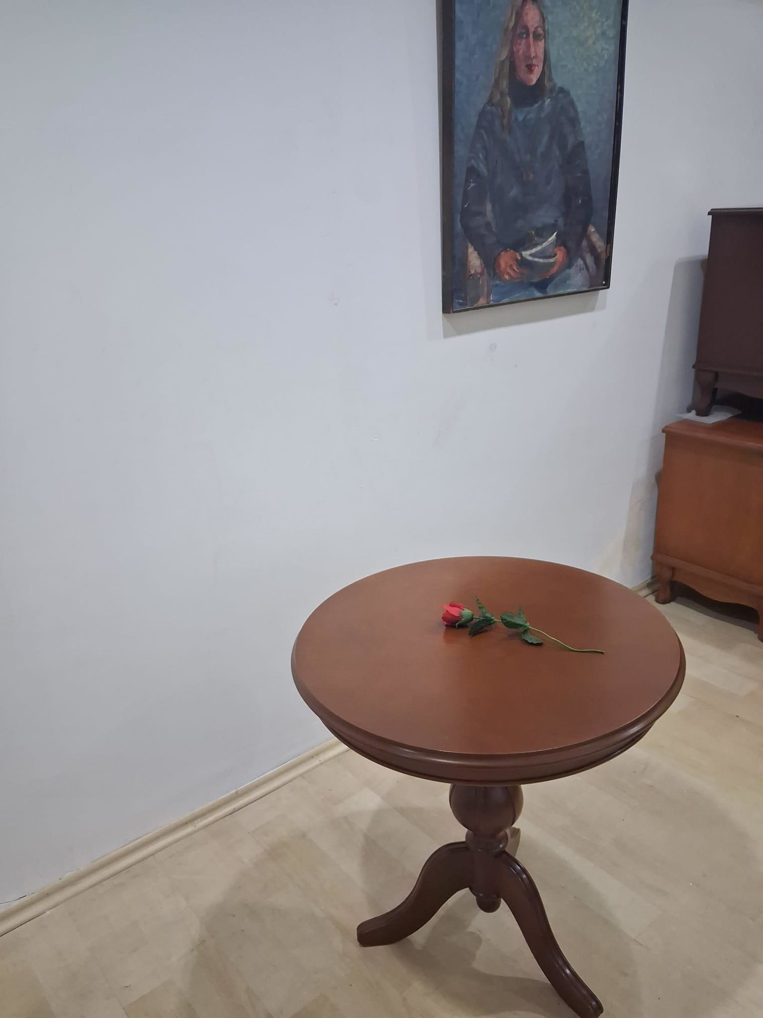 Fiskos st 17384 Baba Kayın Arslan ayak MDF tabla Parlak Ceviz ren