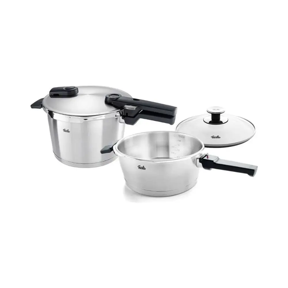 Fissler Vitaquick Premium 6 Litre + 3.5 Litre Düdüklü Tencere Set