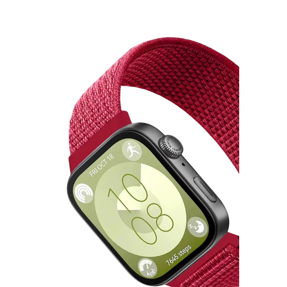 Fit 4 Hasırlı Cırtcırtlı Kordon - Kırmızı