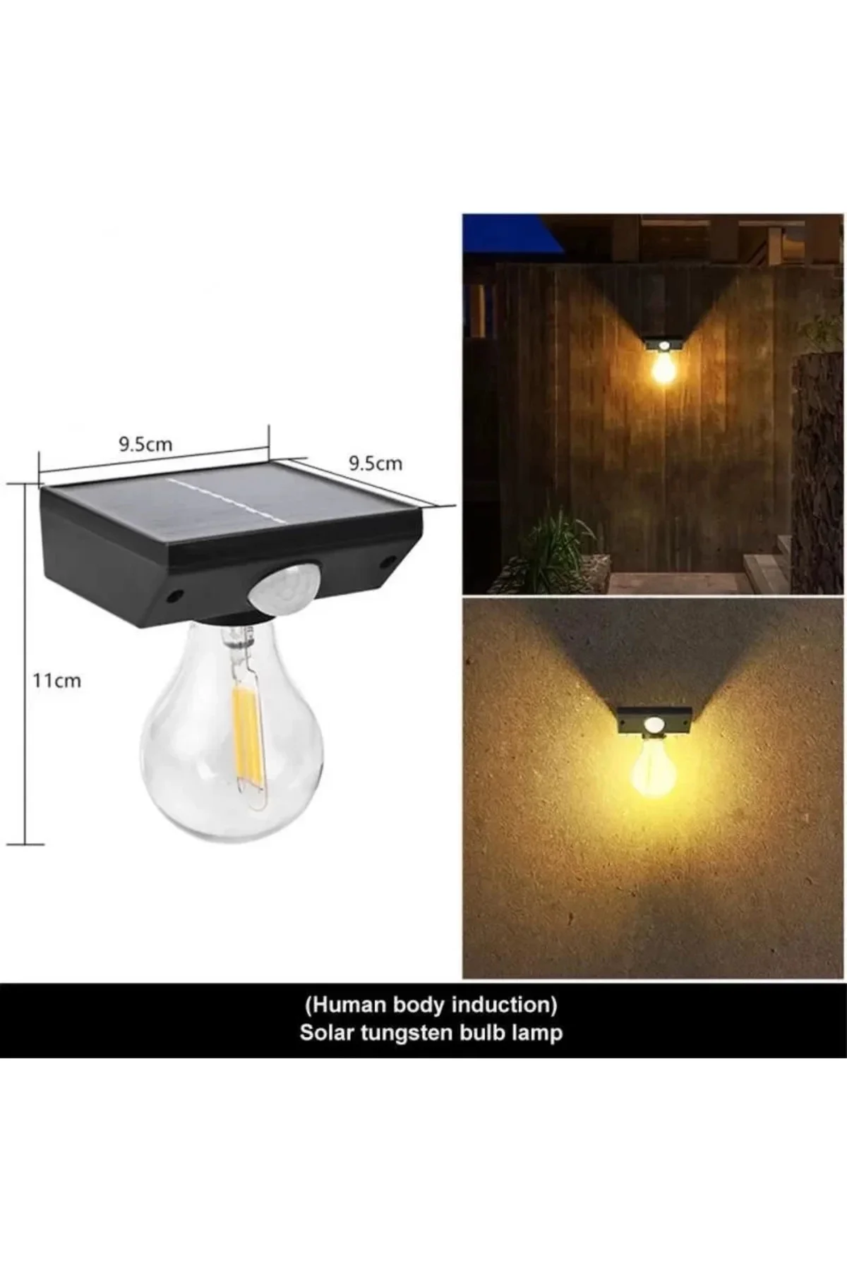 Fithome Yt-819 1 Watt Suya Dayanıklı Hareket Sensörlü Solar Led L
