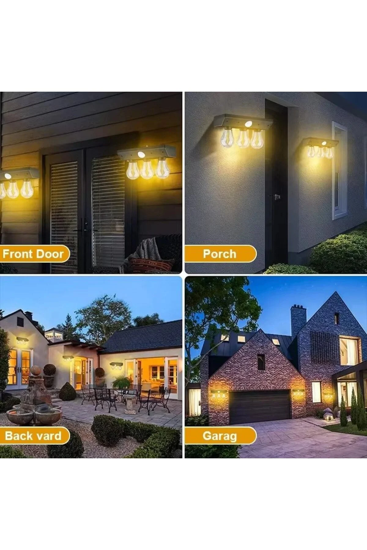 Fithome Yt-819 3 Watt Suya Dayanıklı Hareket Sensörlü Solar Led L