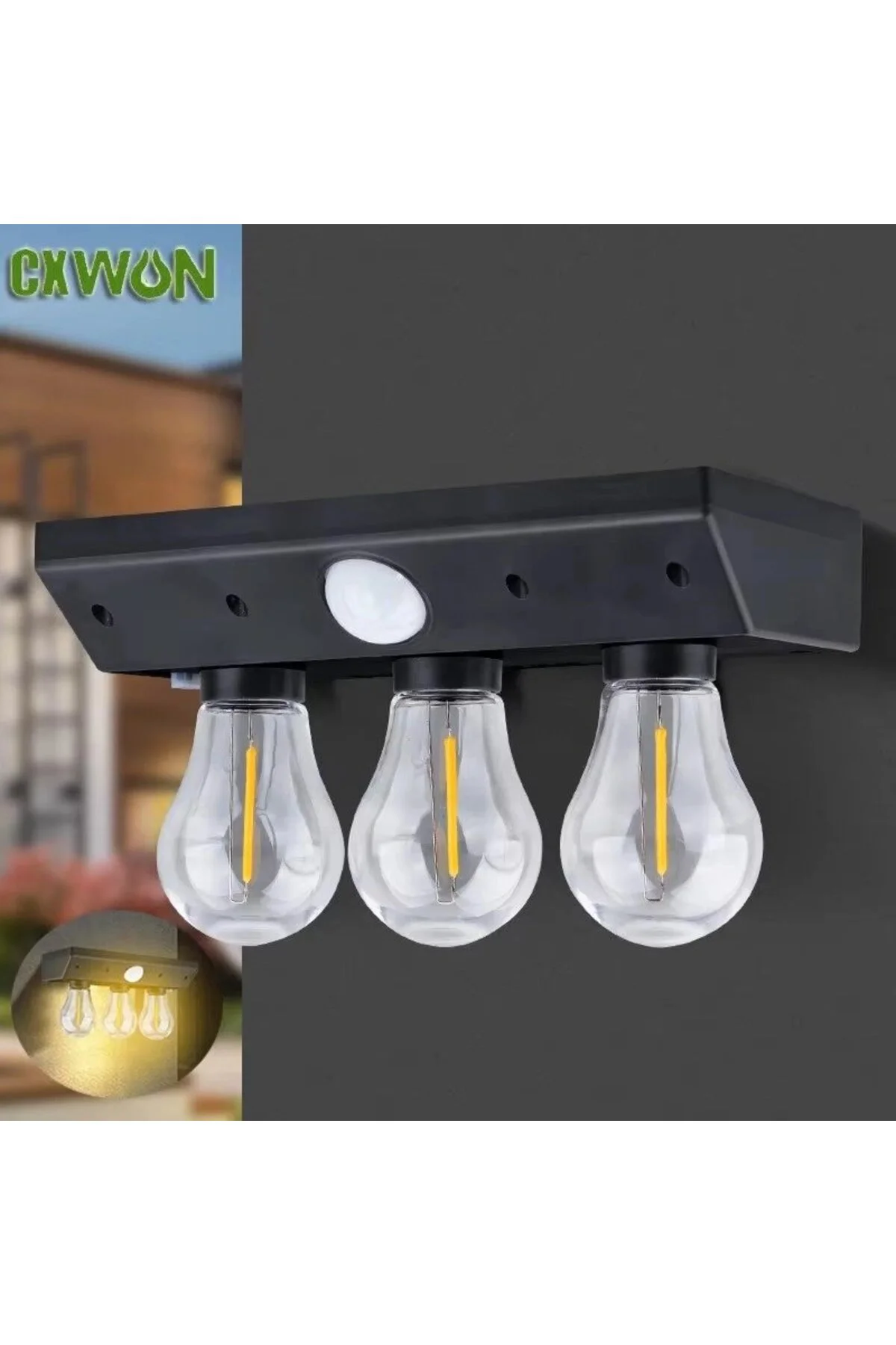 Fithome Yt-819 3 Watt Suya Dayanıklı Hareket Sensörlü Solar Led L