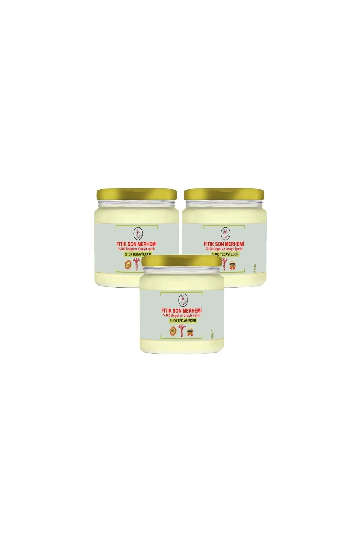 Fıtık Son Merhemi — Tamamen Doğal Masaj Kremi 50 ml 3 Adet