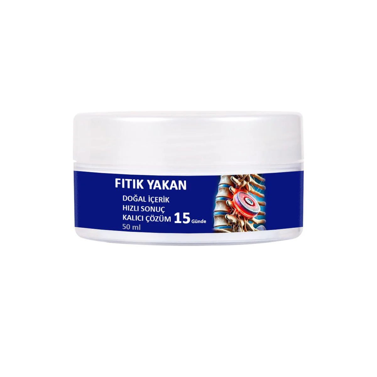 FıtıkYakan Krem 1 Adet 50 ml - Bel Fıtığı ve Sırt Ağrılarına Yönelik Bakım Kremi