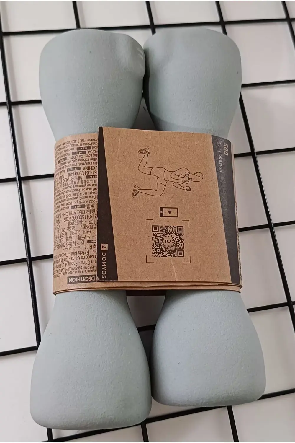 fitness dambılı 2x2 kg mavi easy