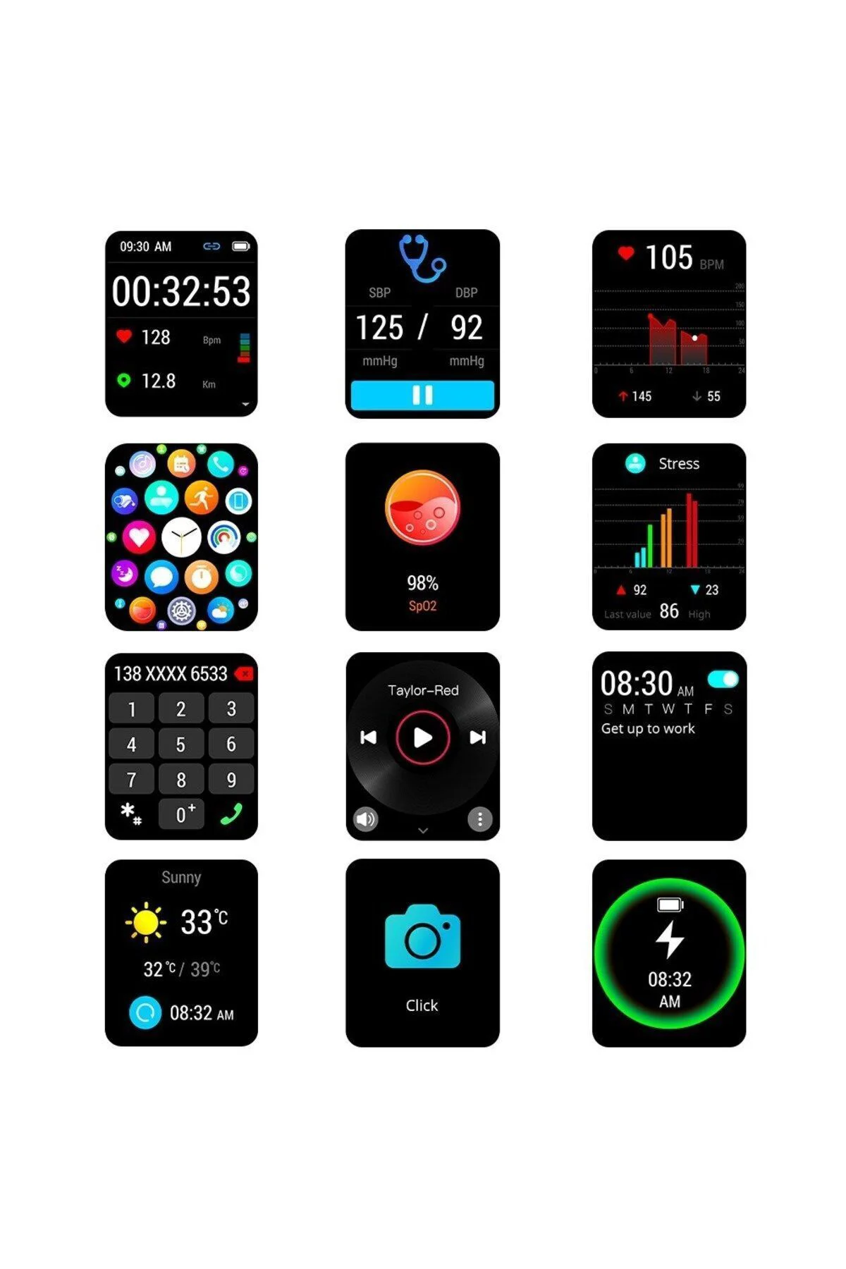 FITWATCH FT202301AM201 UNİSEX KOL SAATİ