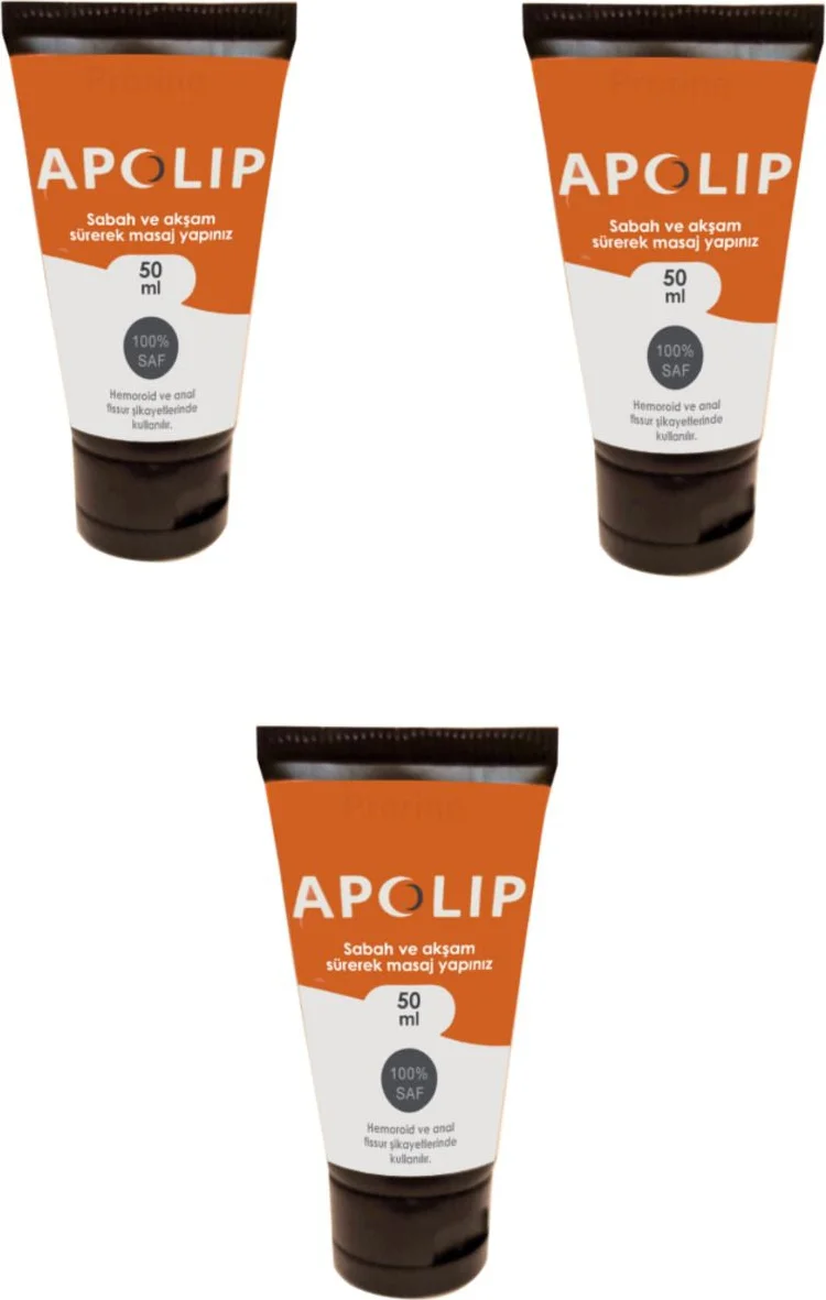 Fix Flex Apolip Hemoroid Kremi 50ml 3 Adet - Hemoroid Rahatlığı