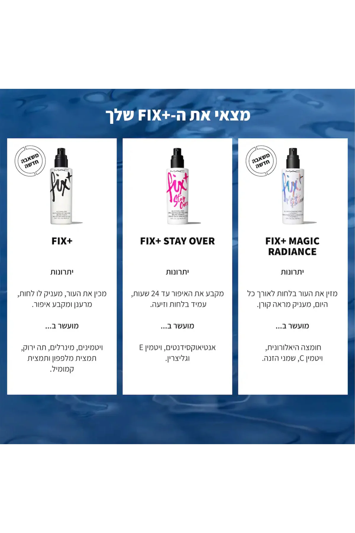 FIX+ MAGIC RADIANCE MAKYAJ SPREYİ gün boyunca ultra nemlendirme ı