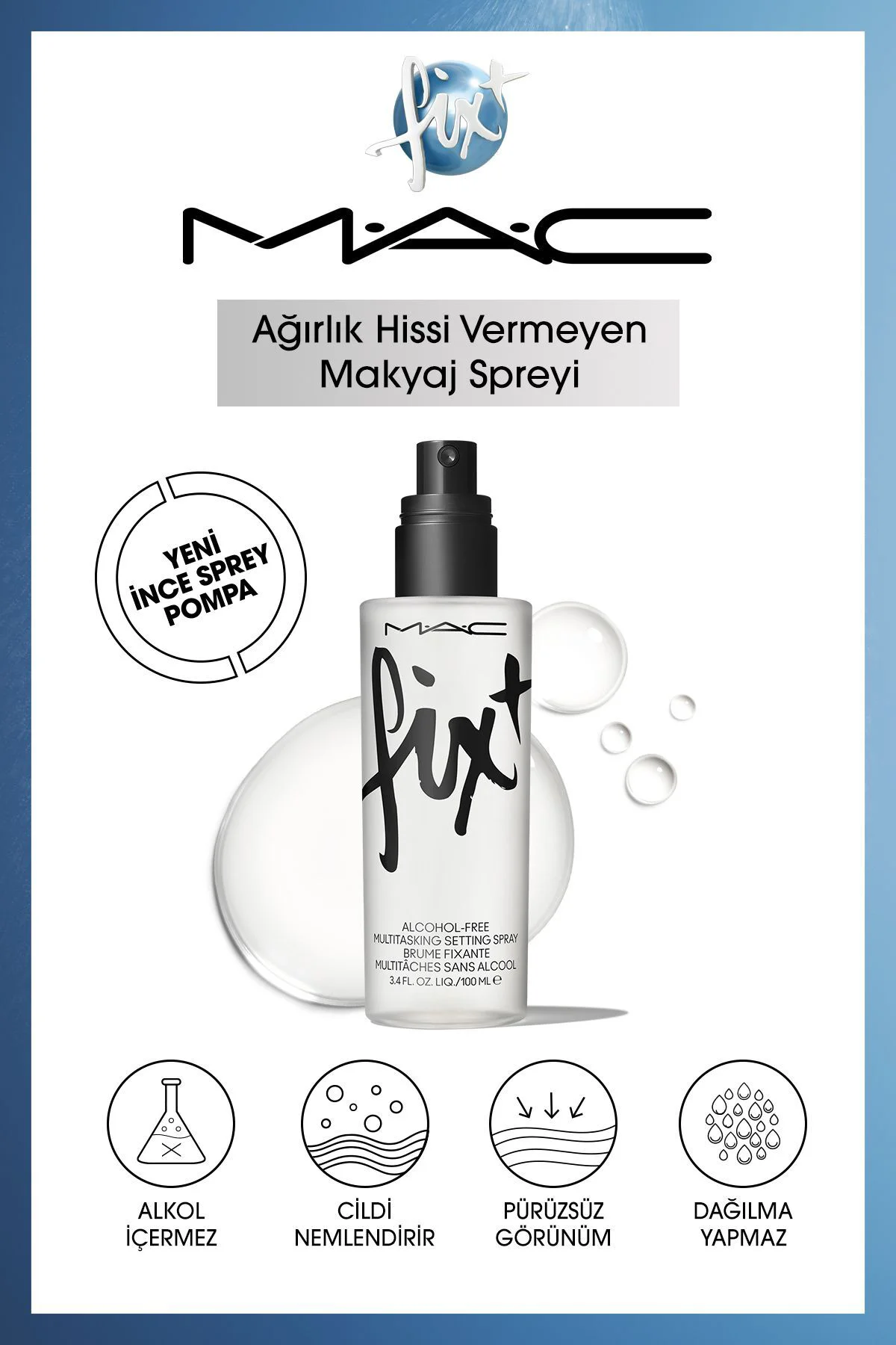 Fıx Original Çok Yönlü Makyaj Spreyi Cildi Hazırlar & Sabitler 10