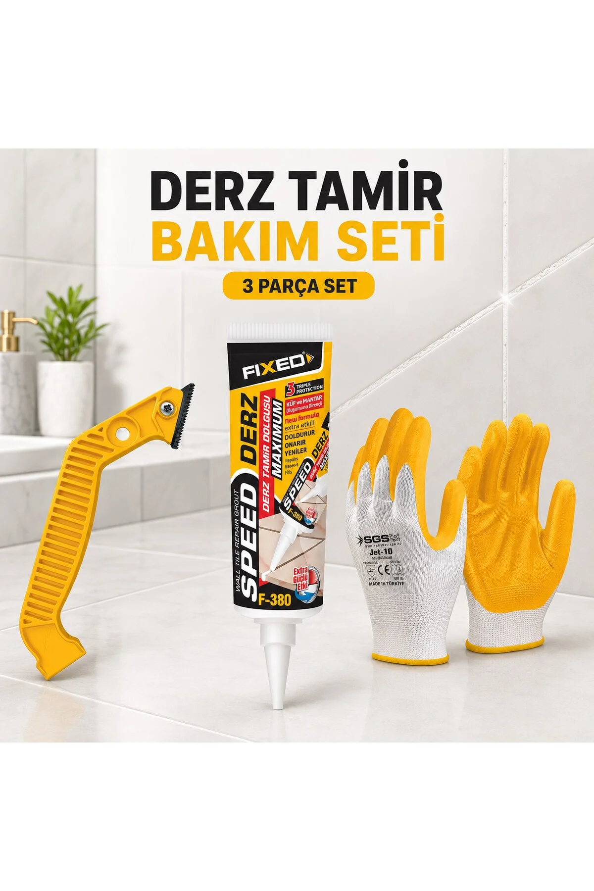 Fıxed Derz Dolgusu Derz Tamir Bakım Seti